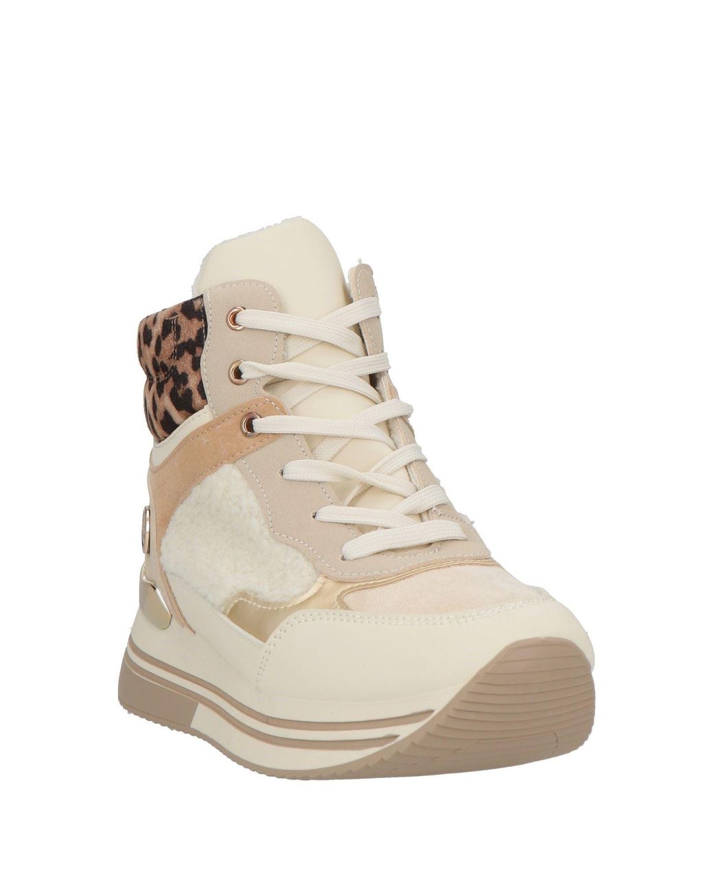 Laura Biagiotti Natural Sneakers Synthetic Material, Textile Fibers