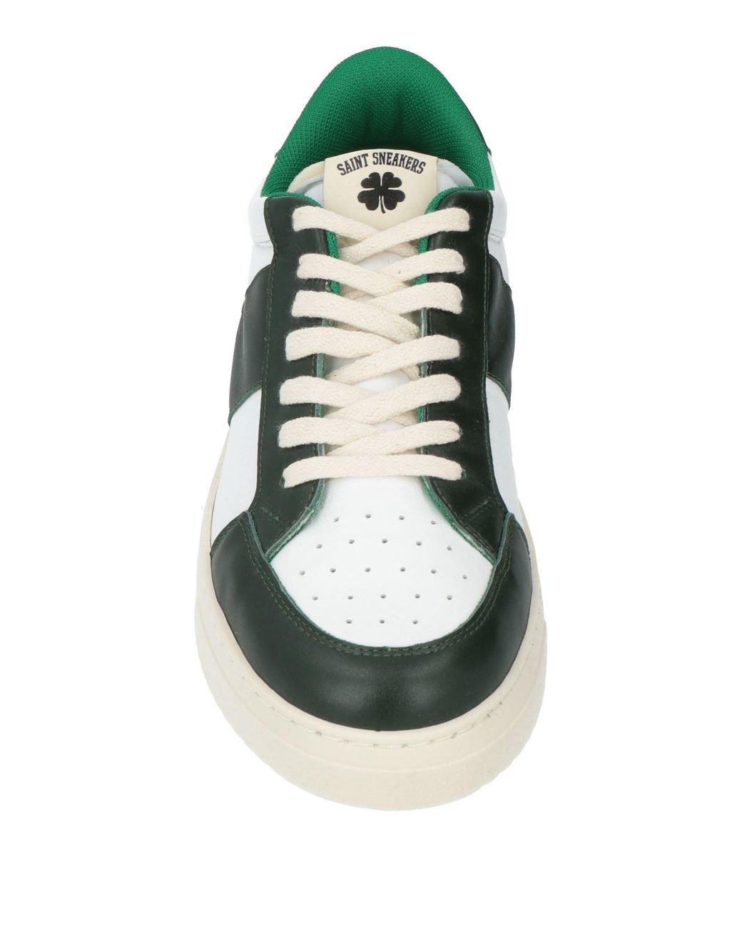 SAINT SNEAKERS Green Trainers for men
