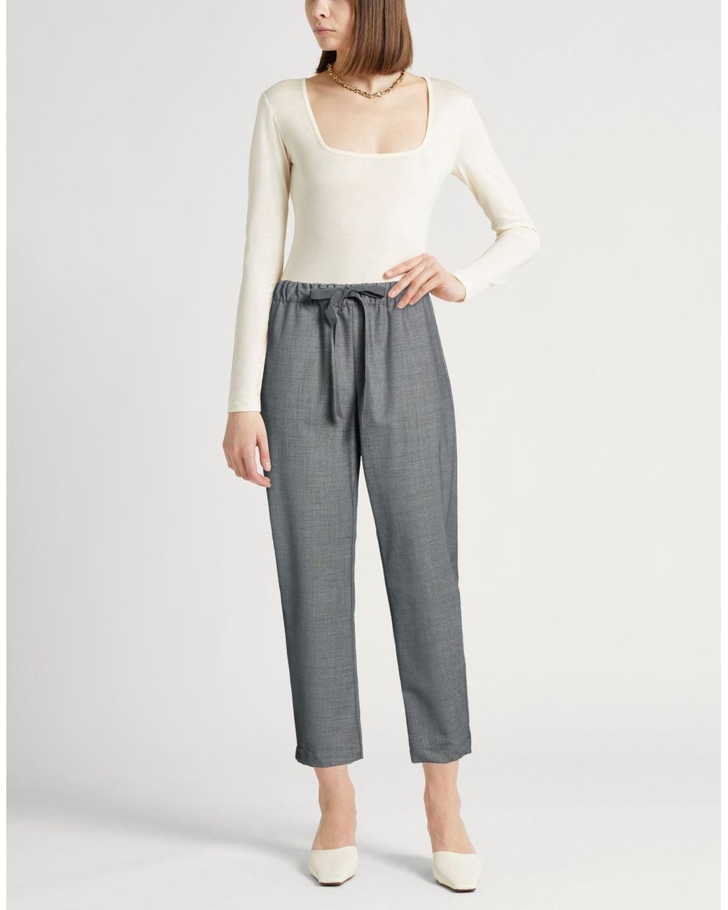 Semicouture Gray Trouser