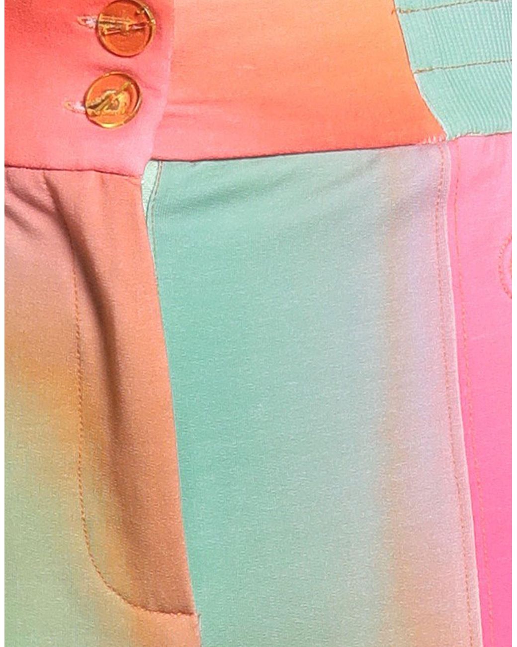 Nenette Green Pants Cotton, Elastane