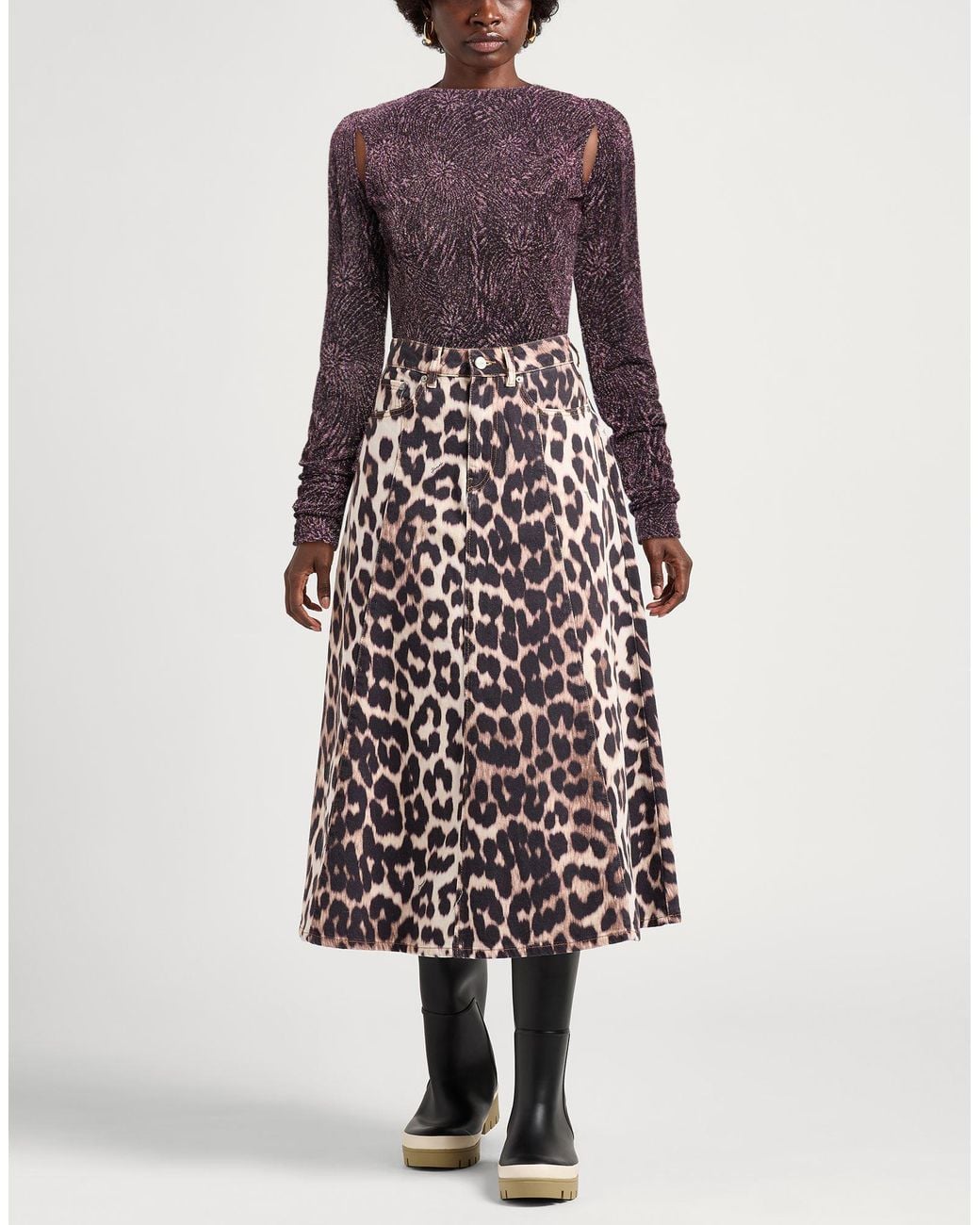 Patrizia Pepe Purple Top Polyamide, Polyester, Elastane