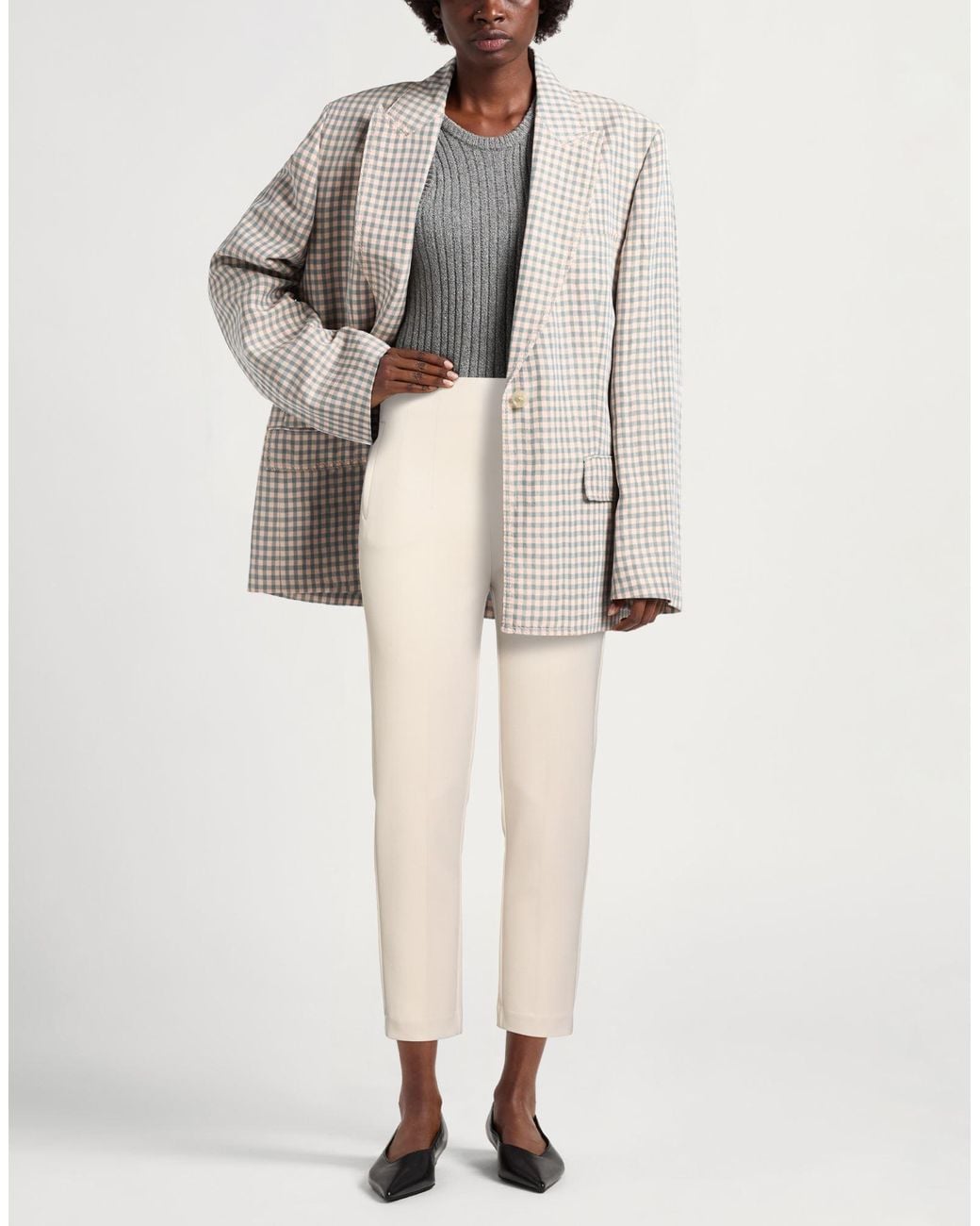 GAUDI Natural Pants Polyester, Viscose, Elastane