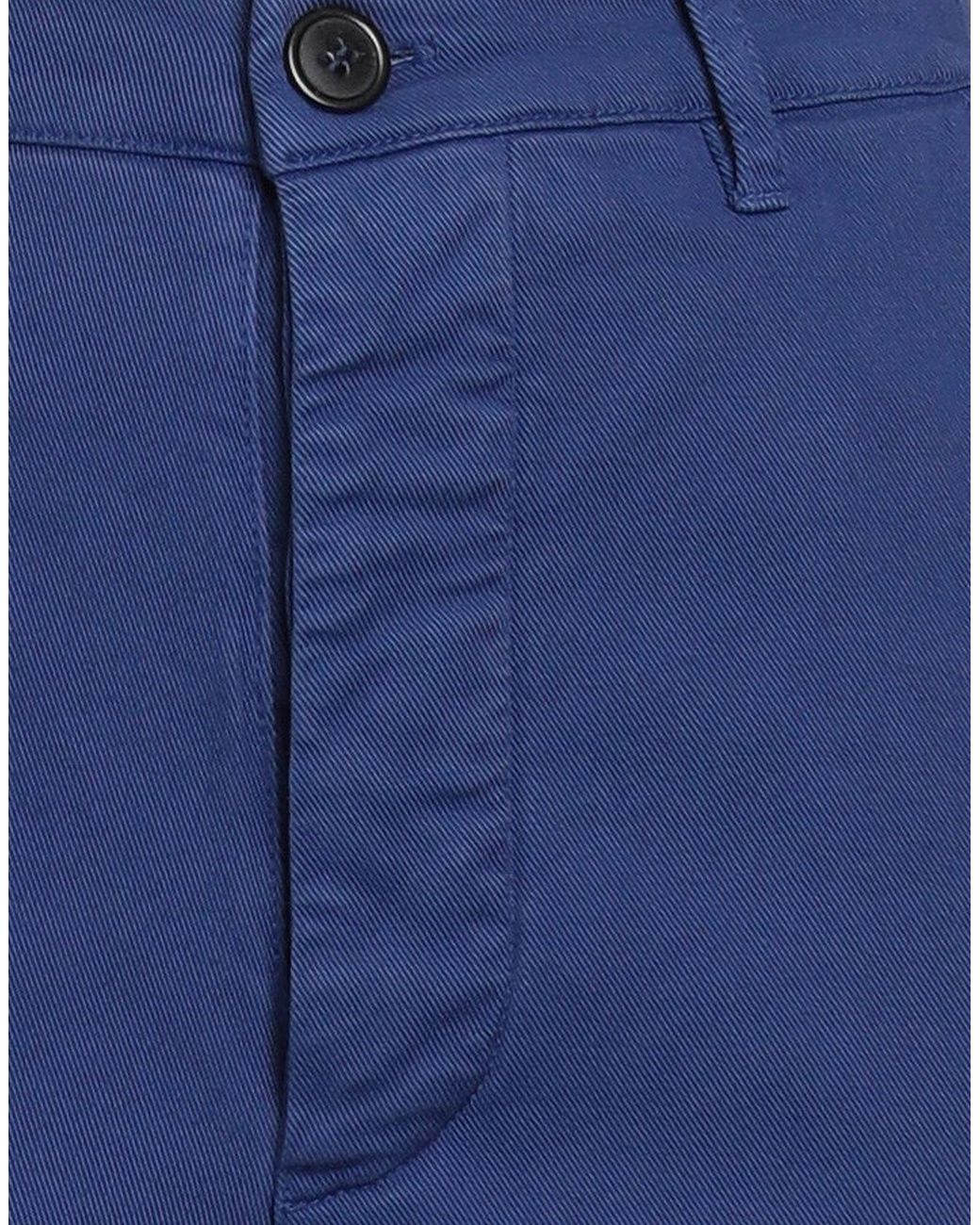 True Royal Blue Pants Cotton, Elastane
