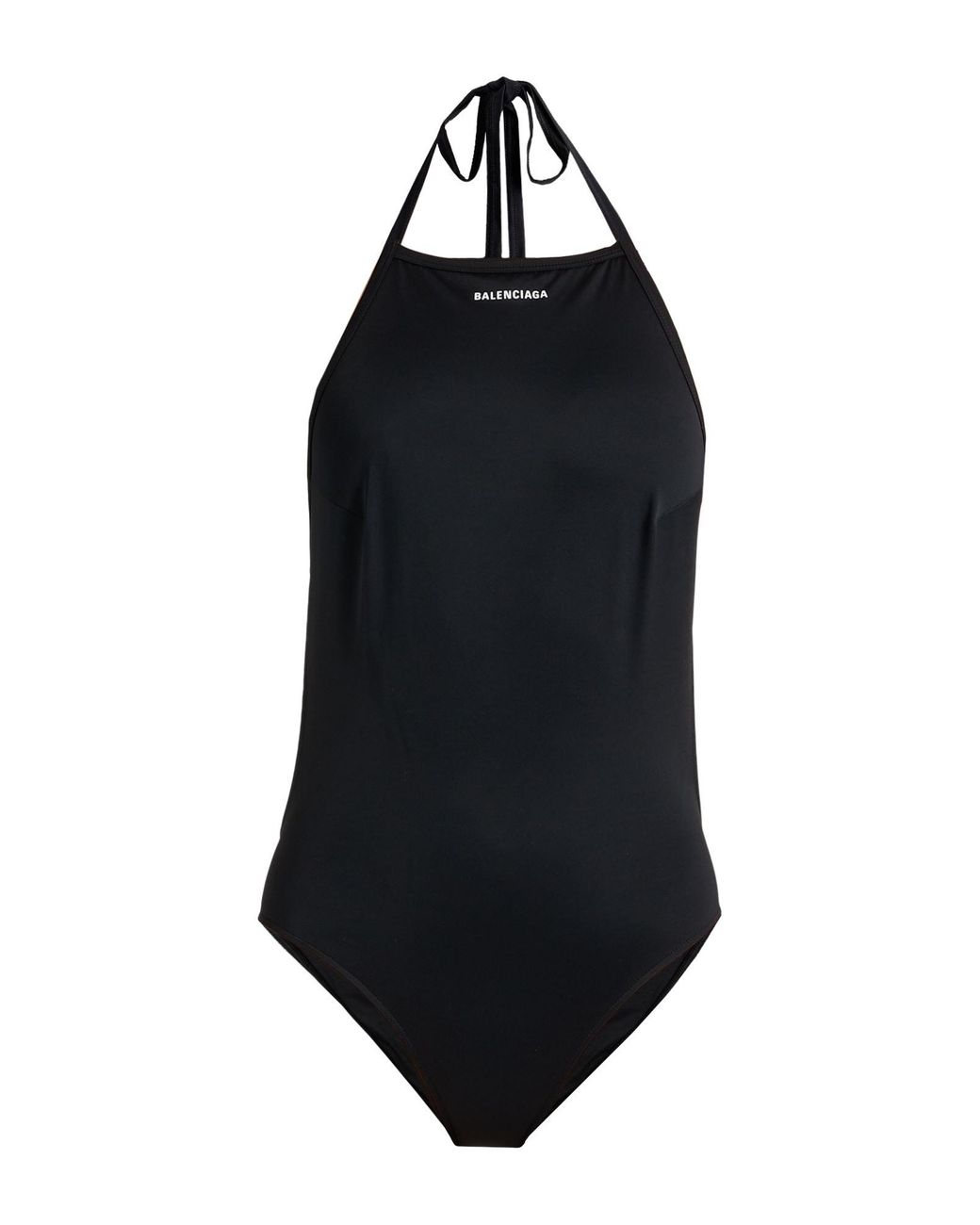 Balenciaga One-piece Swimsuit In Black 