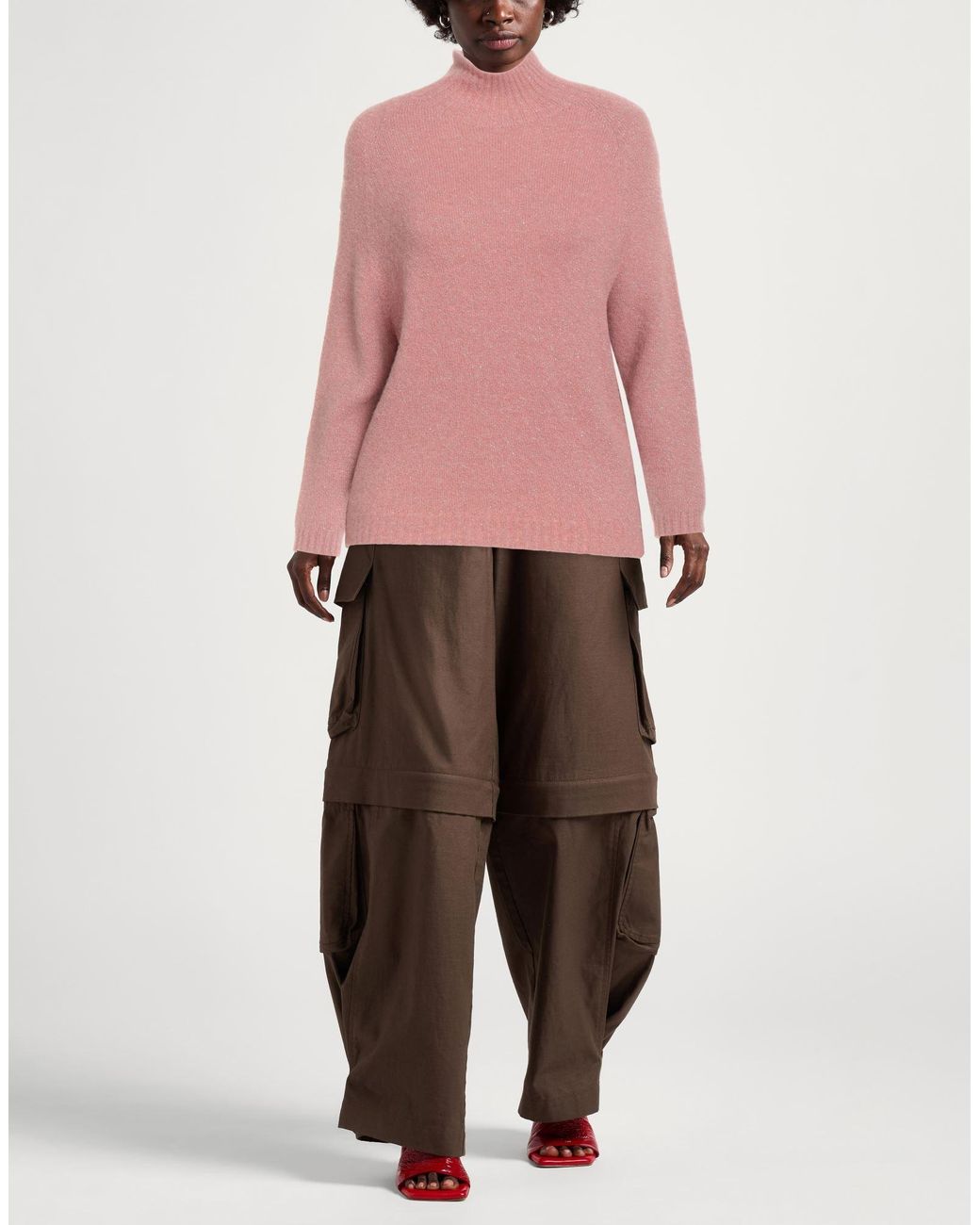 Ottod'Ame Pink Turtleneck