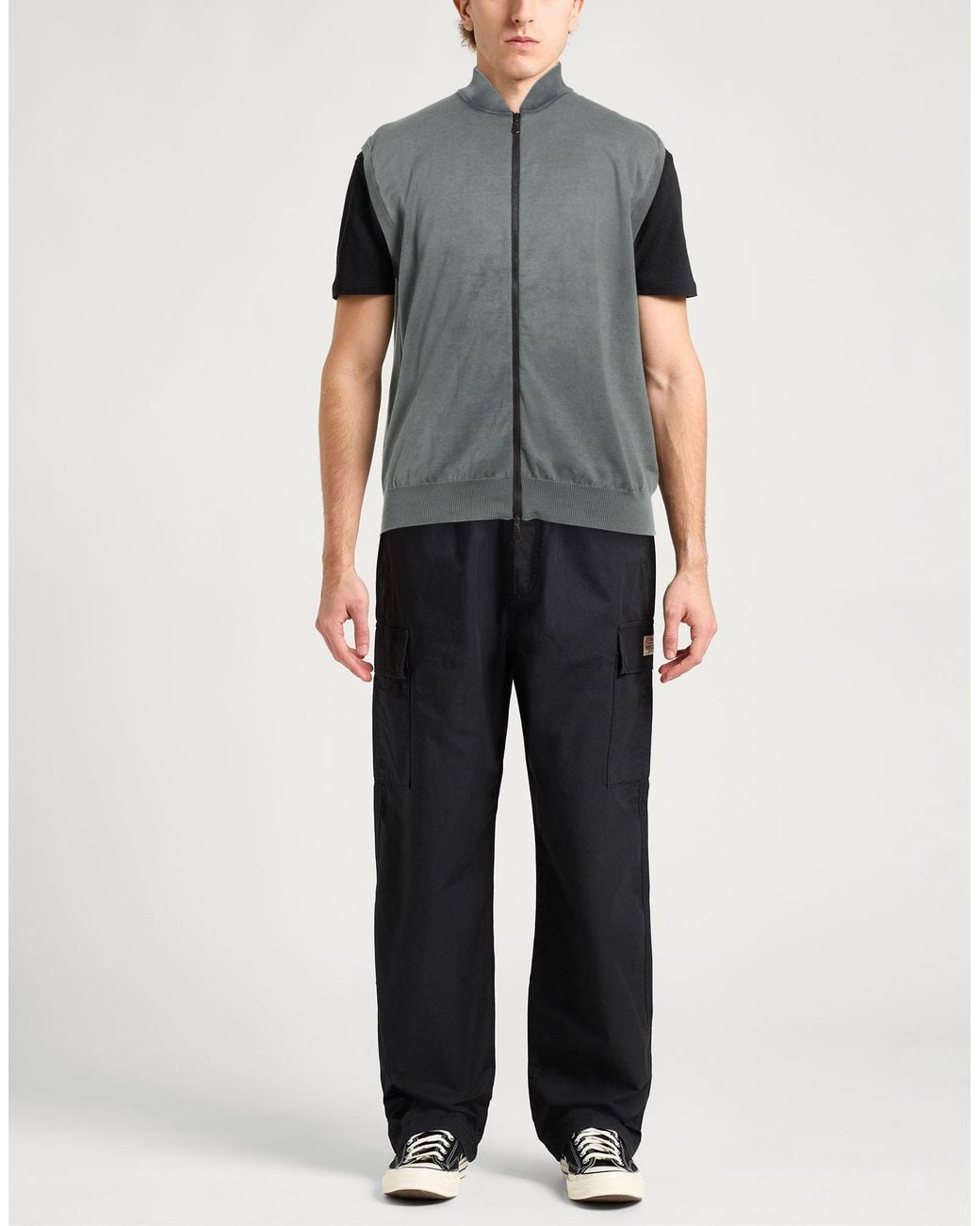 Cardigan Alpha Studio pour homme en coloris Gray