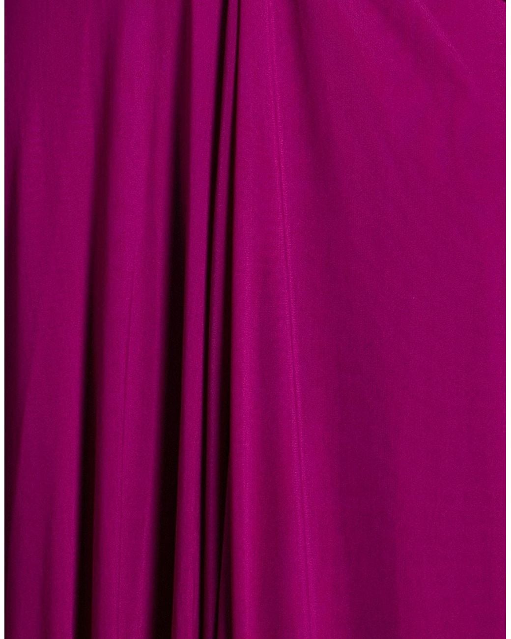 Talbot Runhof Purple Midi Dresses
