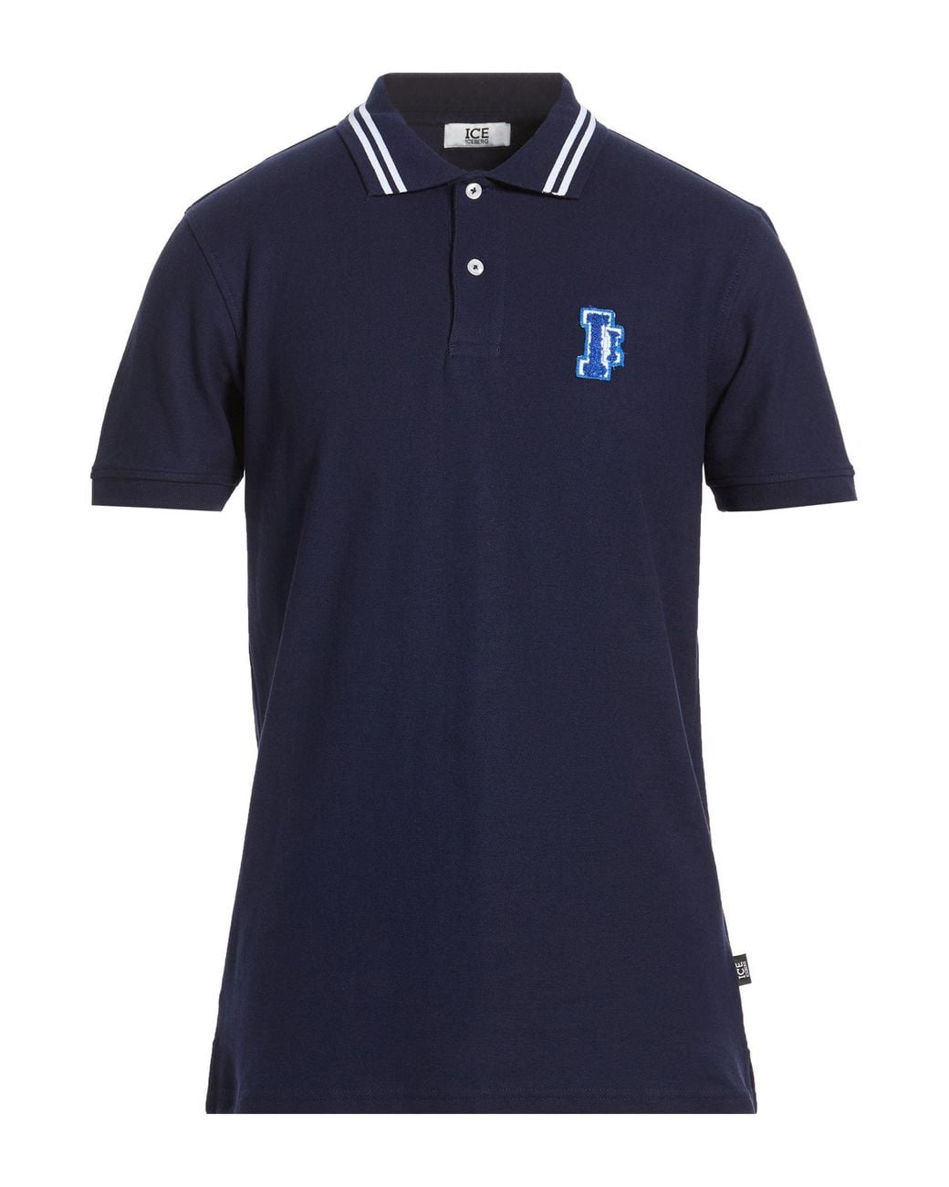 Ice Iceberg Blue Polo Shirt Cotton for men