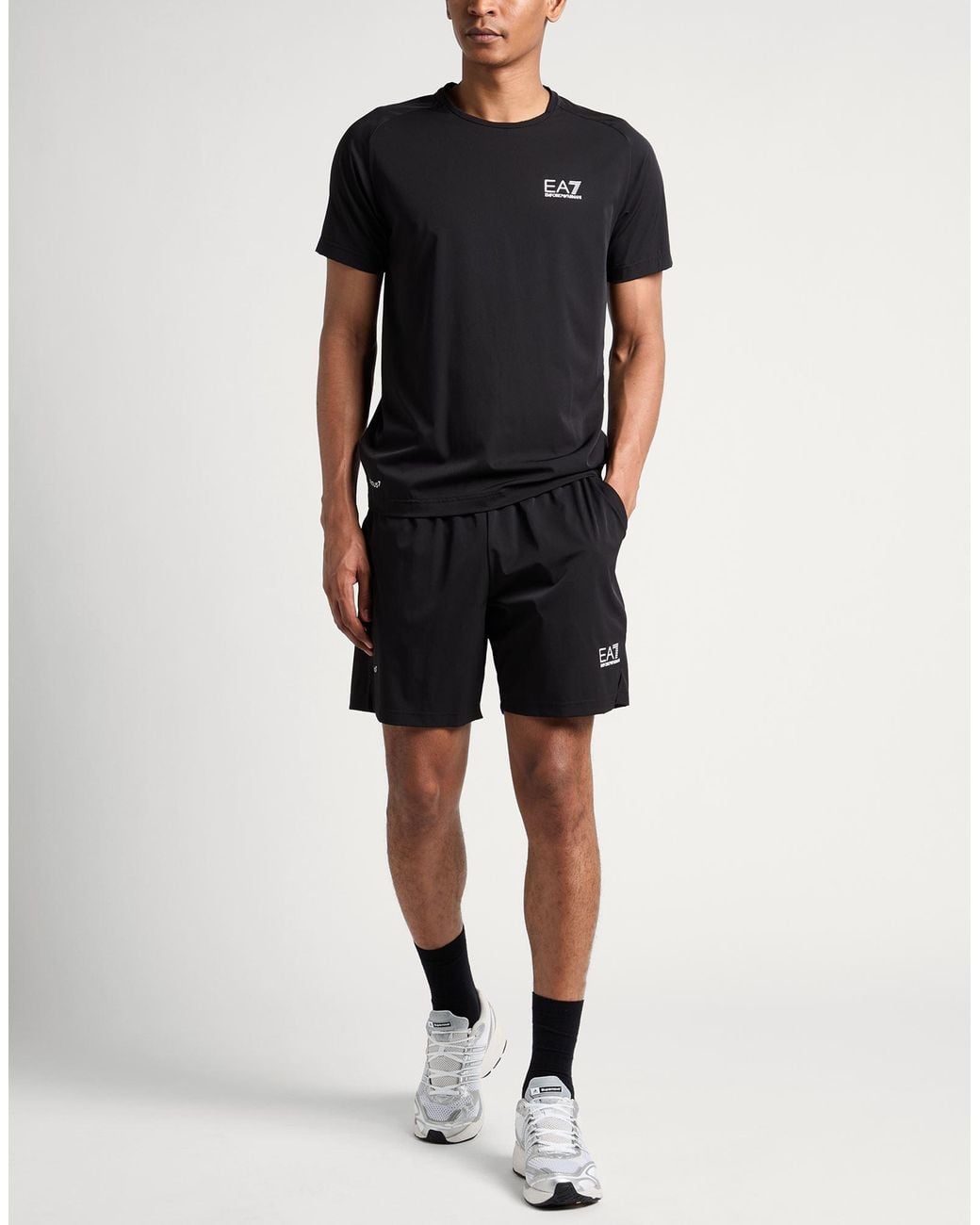EA7 Black Tracksuit for men