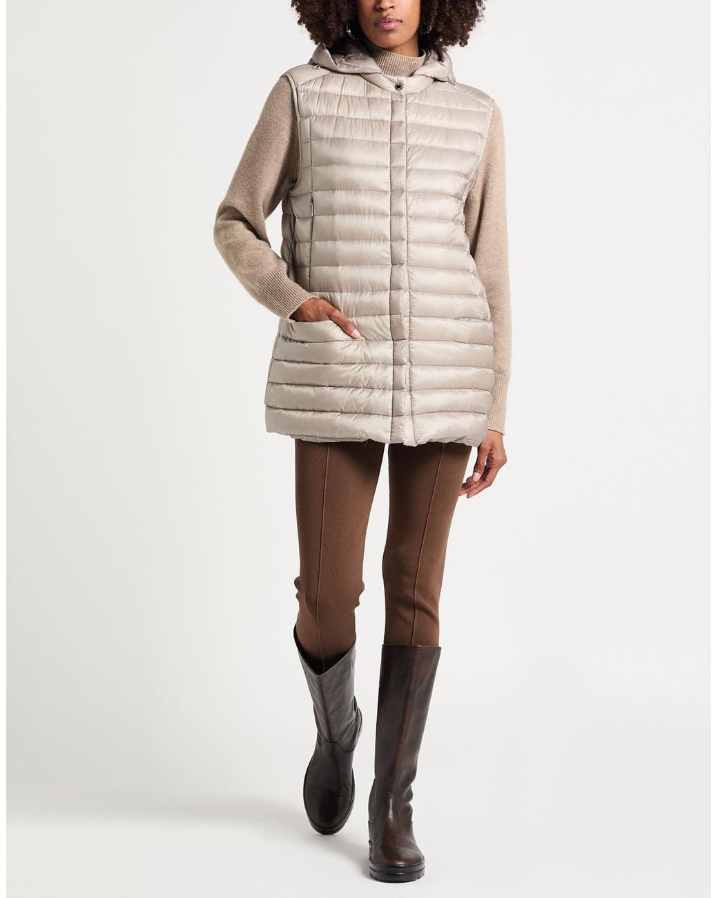 Moorer Natural Light Vest Polyamide