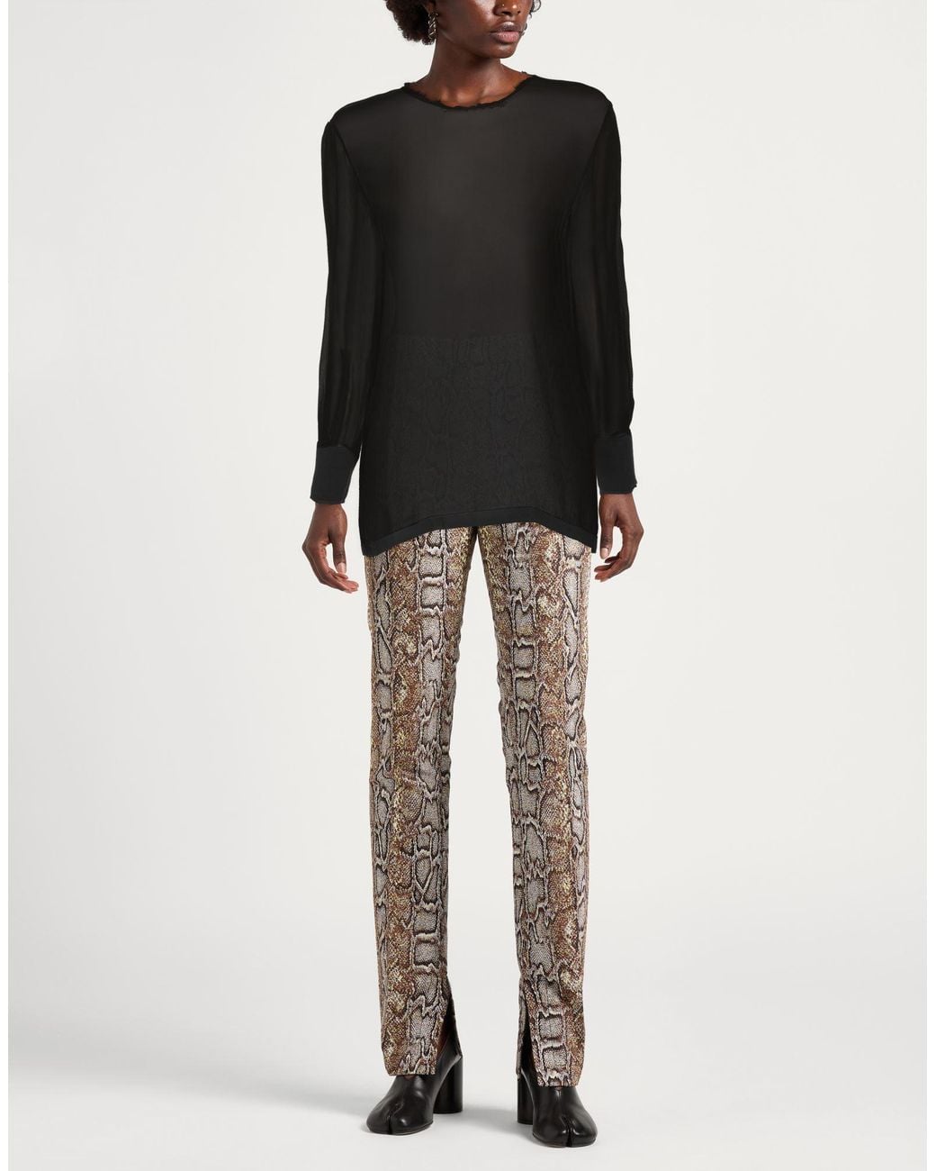 Top di Nude in Black
