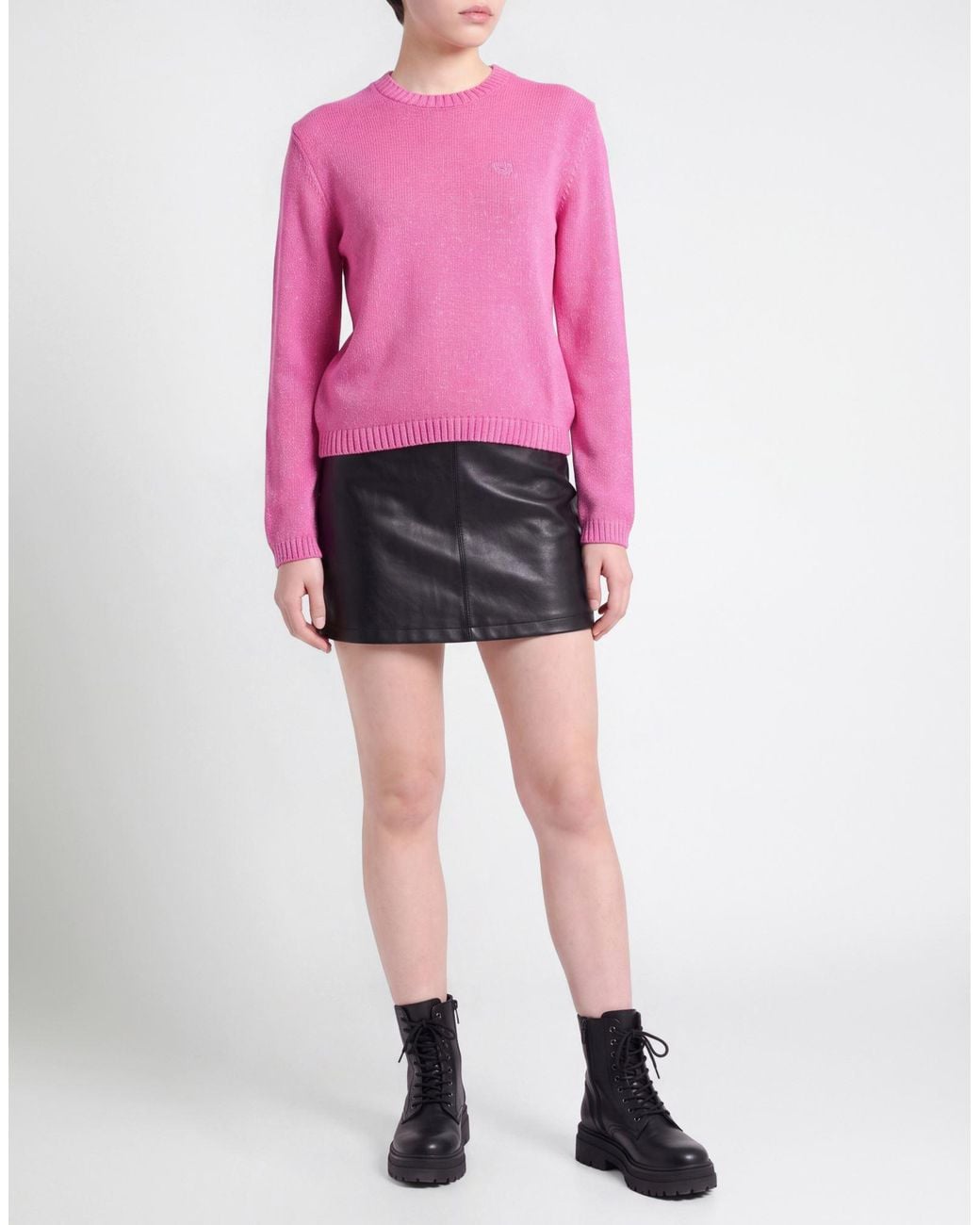 Chiara Ferragni Pink Sweater Wool, Viscose, Polyamide, Cashmere