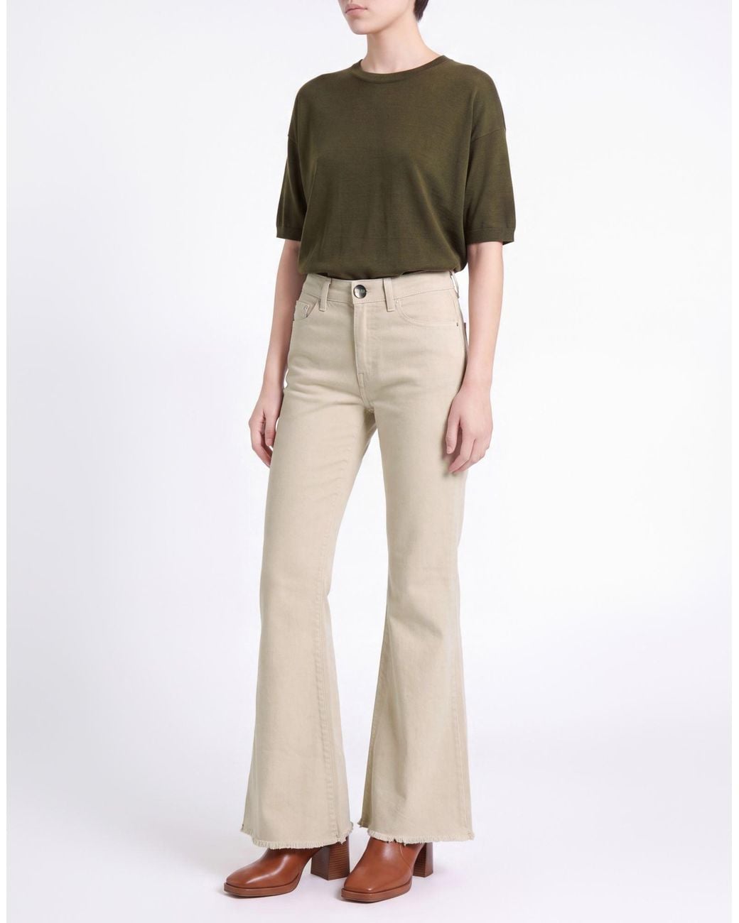 Jijil Natural Trouser