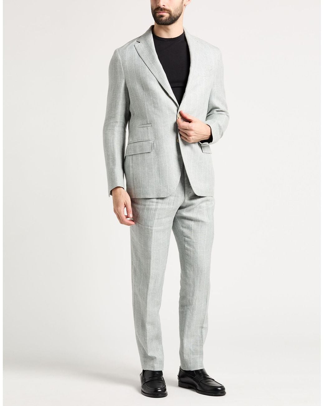 Eleventy Gray Suits for men