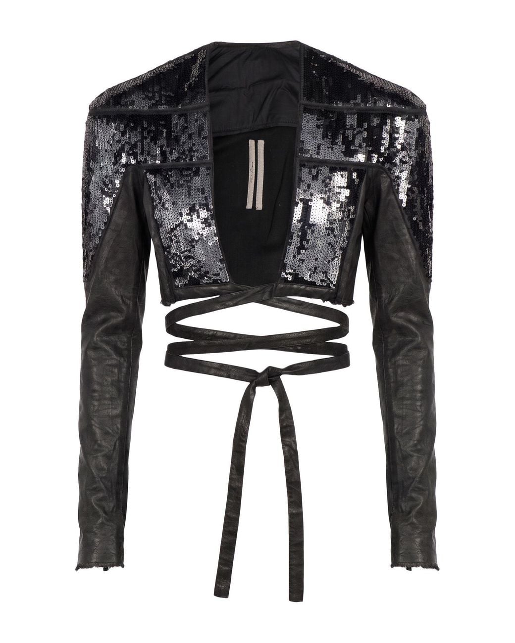Rick Owens Black Denim Outerwear Cotton