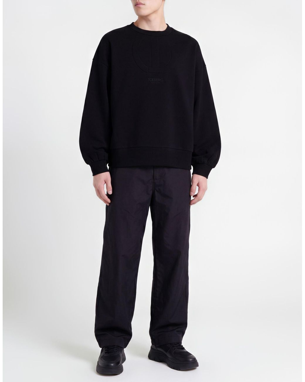 Sudadera Iceberg de hombre de color Black