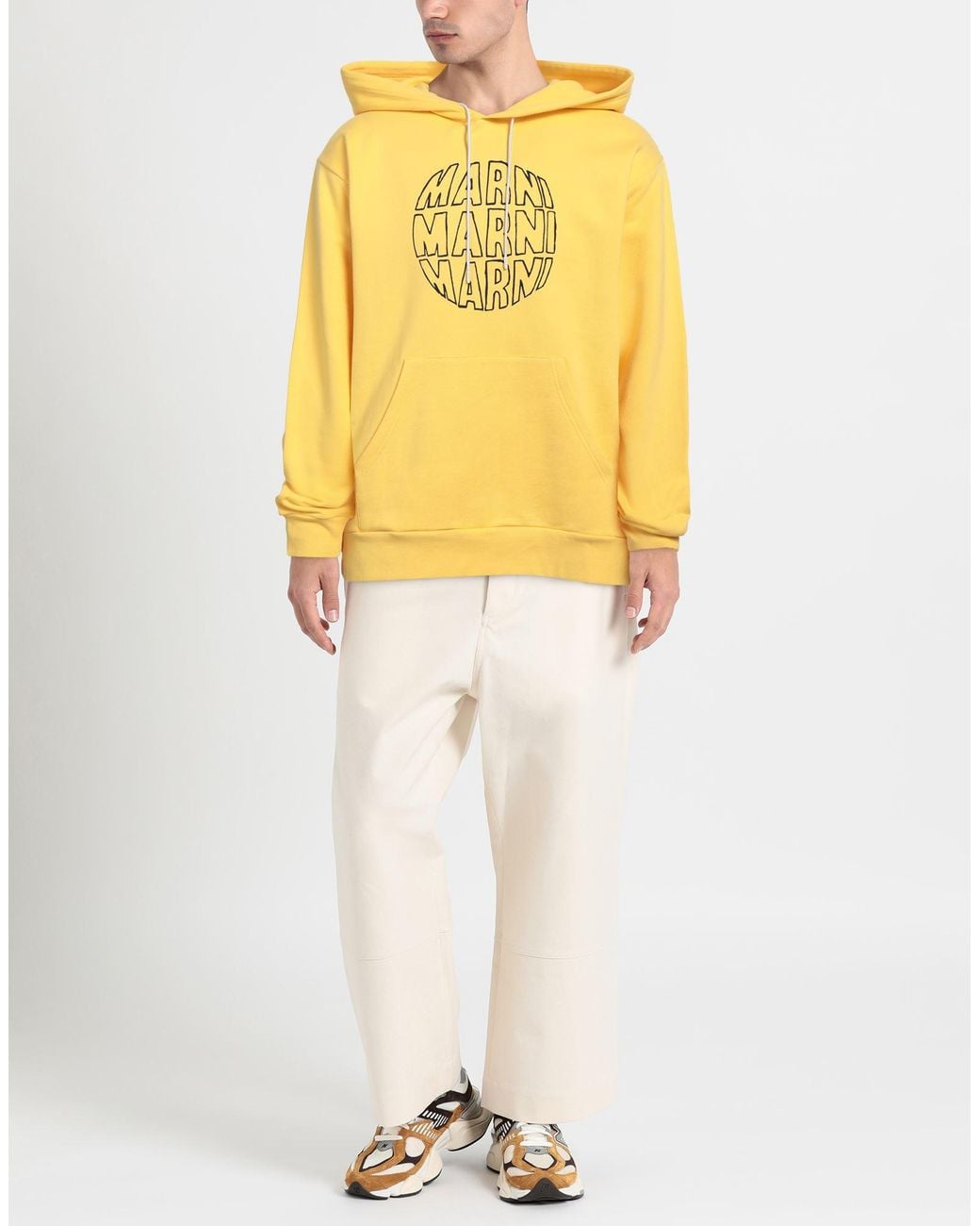 Marni Yellow Sweatshirt Cotton for men