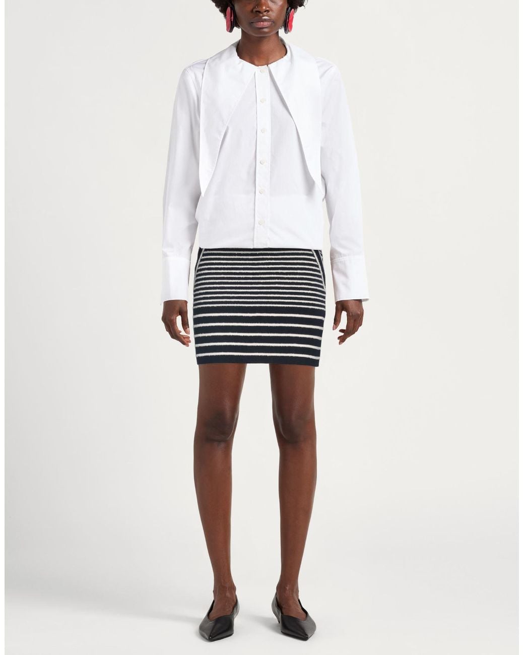 Maje Blue Mini Skirt