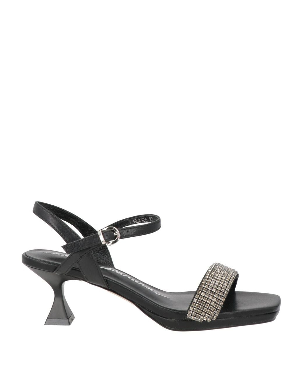 Luciano Barachini Black Sandals Leather