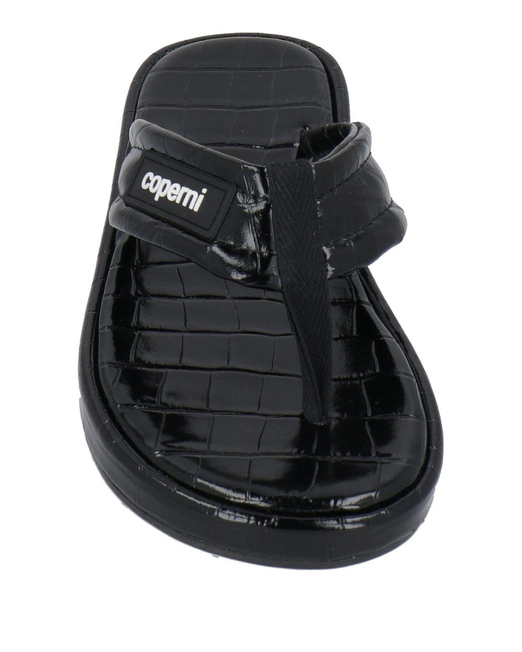 Coperni Black Thong Sandal