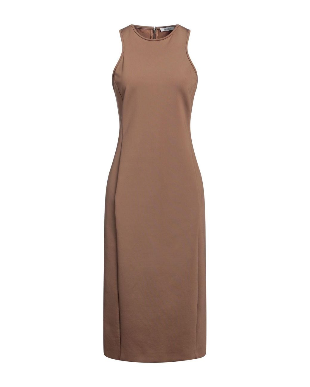 Max Mara Brown Midi Dress