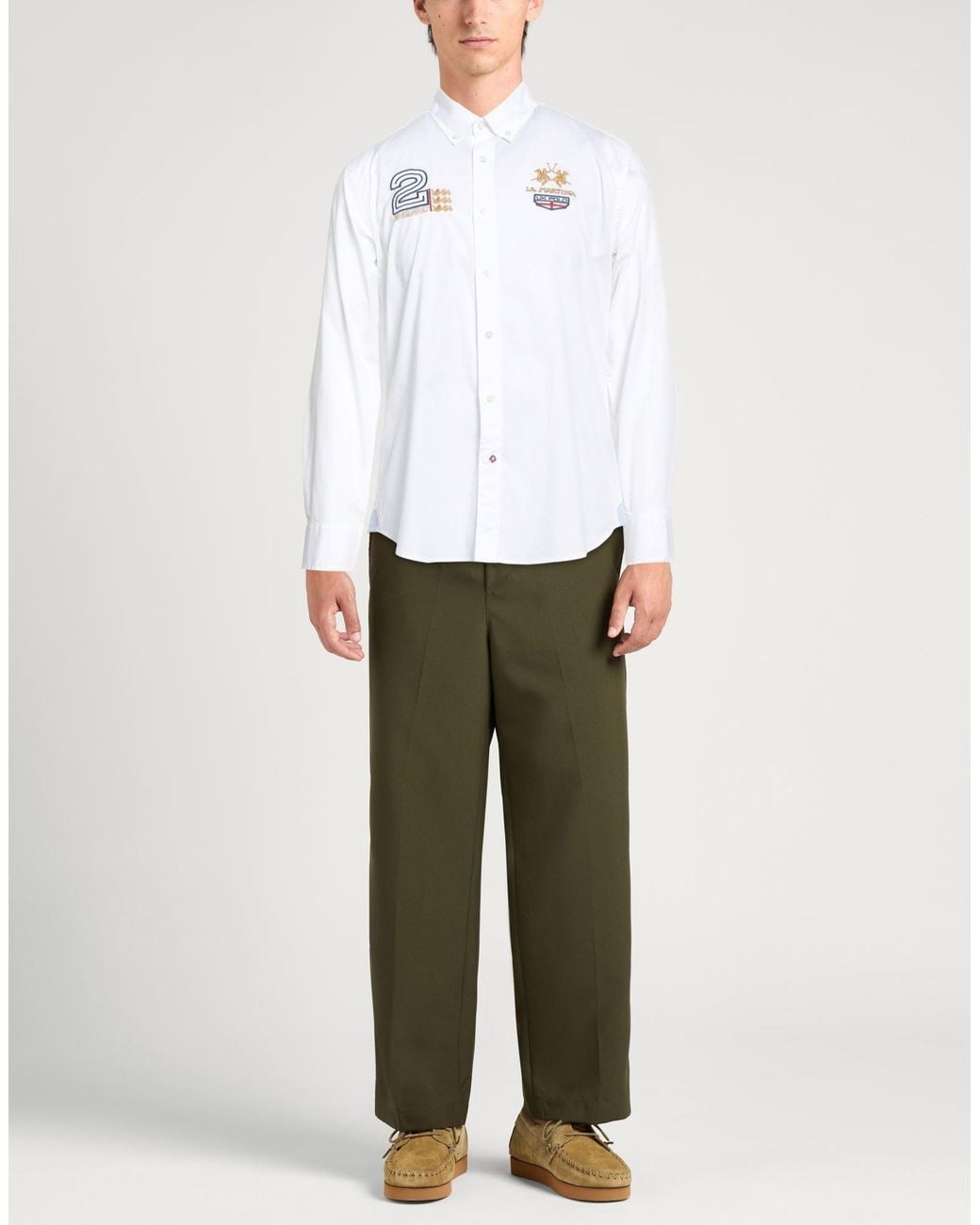 La Martina White Shirts for men