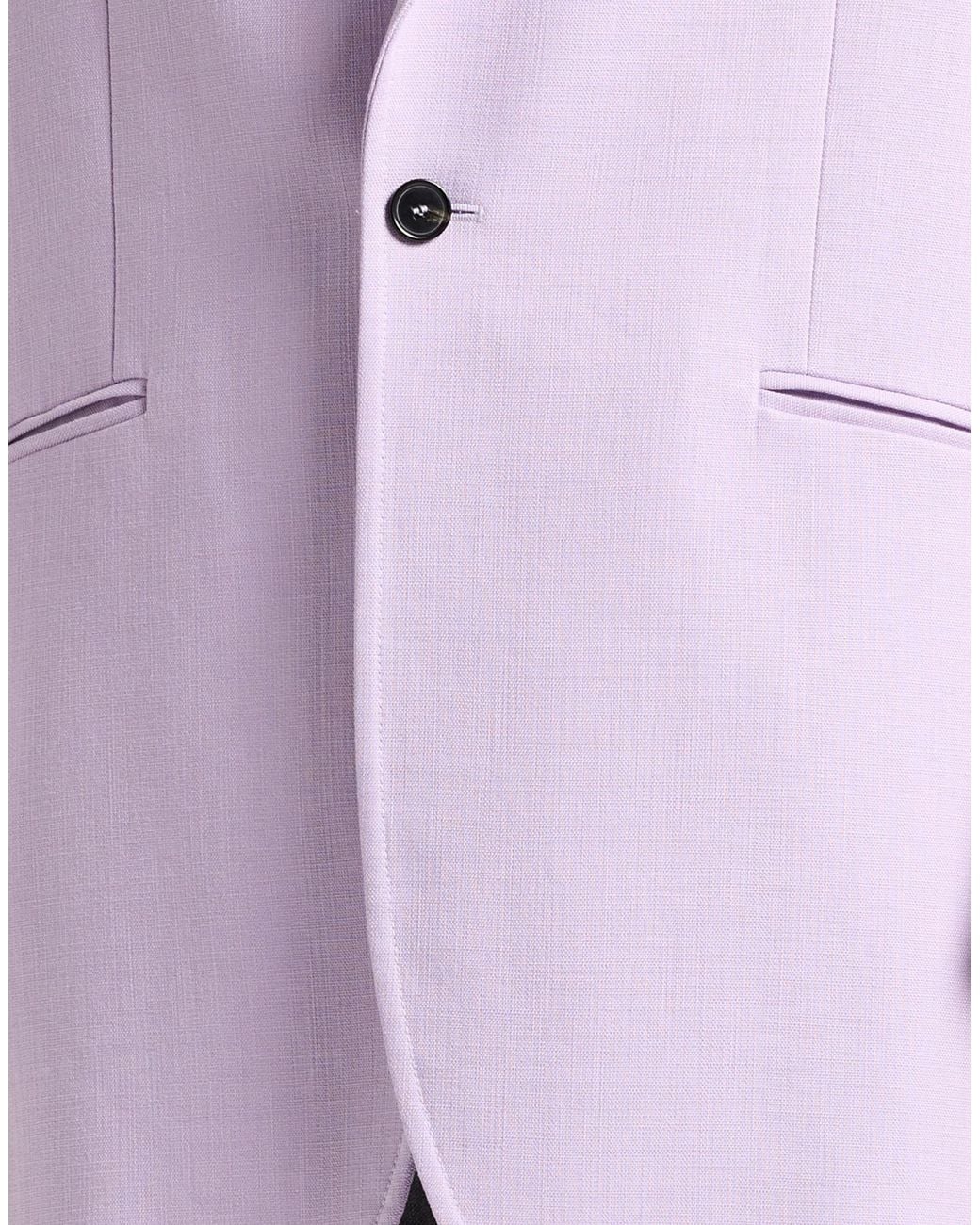 MSGM Purple Blazer Viscose, Polyester, Elastane for men