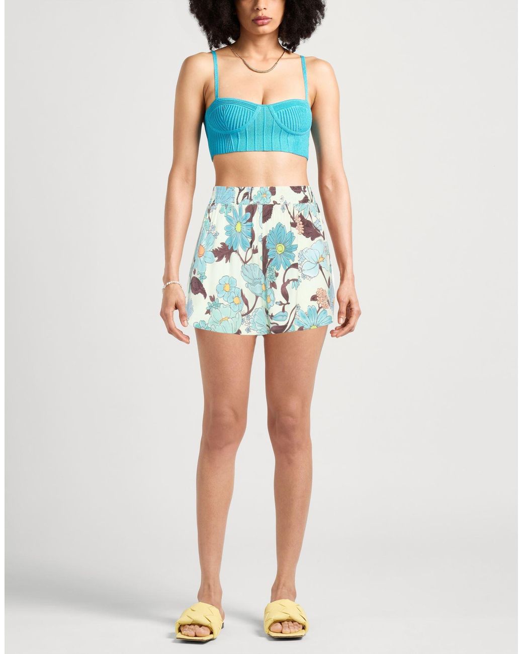 Stella McCartney Blue Shorts & Bermuda Shorts