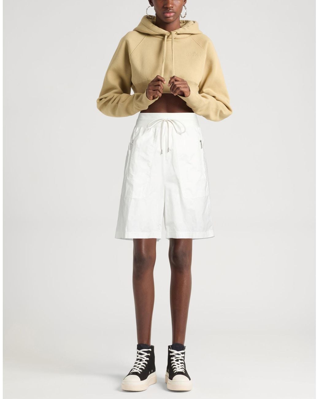 High White Shorts & Bermuda Shorts