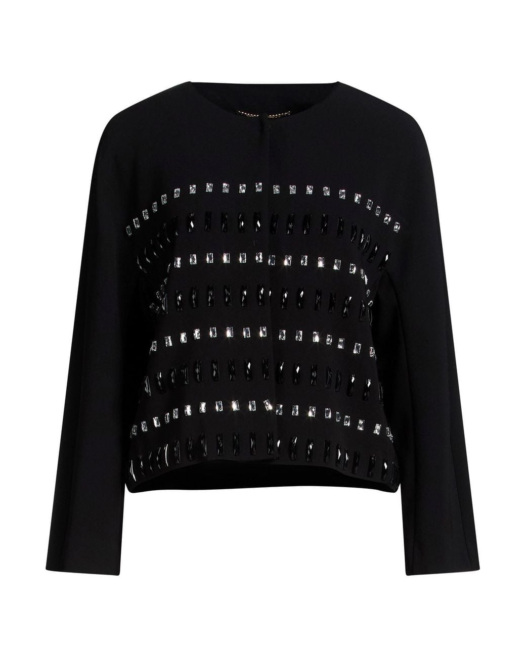Max Mara Black Jacket Triacetate, Polyester