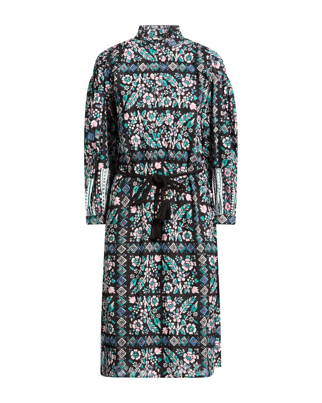 Antik Batik Black Midi Dress