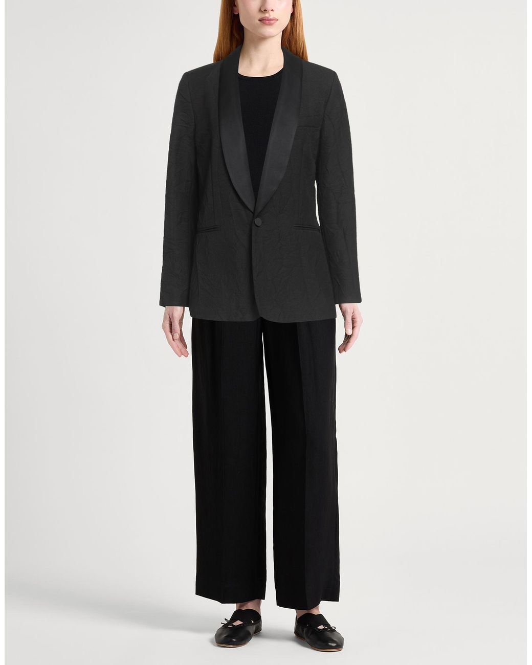 Department 5 Black Blazer Polyester, Viscose, Polyamide