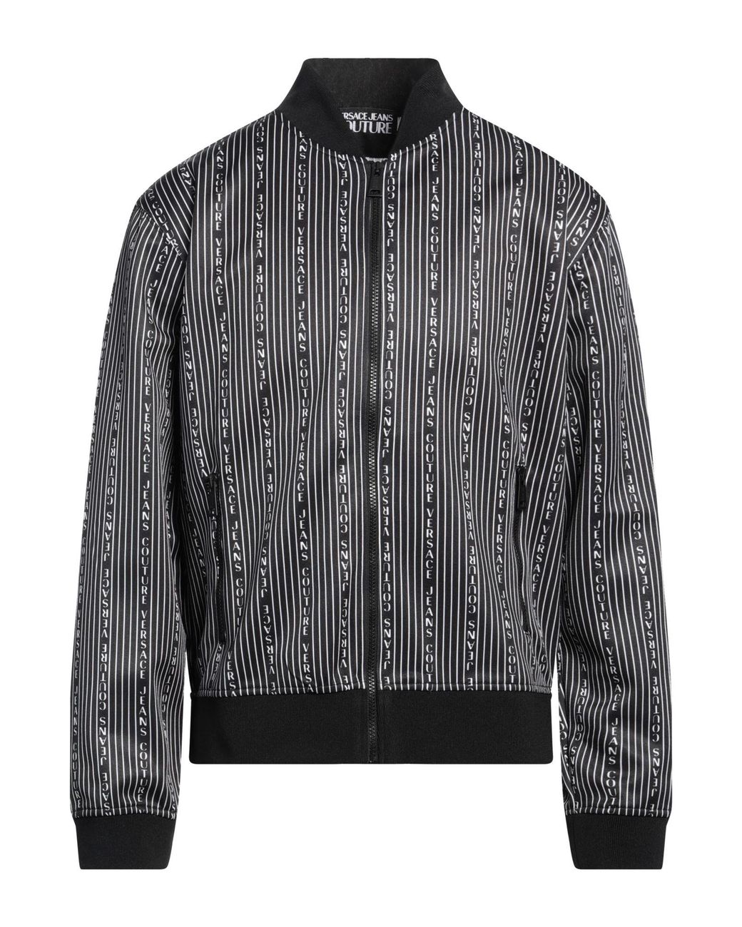 Versace Jeans Couture Gray Sweatshirt Polyester, Polyamide, Elastane for men