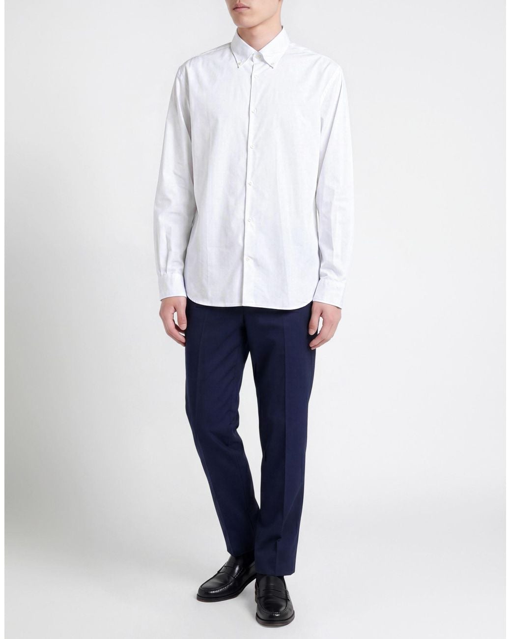 Camisa Brooksfield de hombre de color White