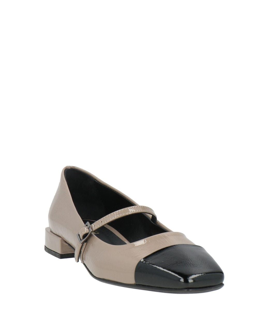 Made 94 Gray Ballet Flats Leather