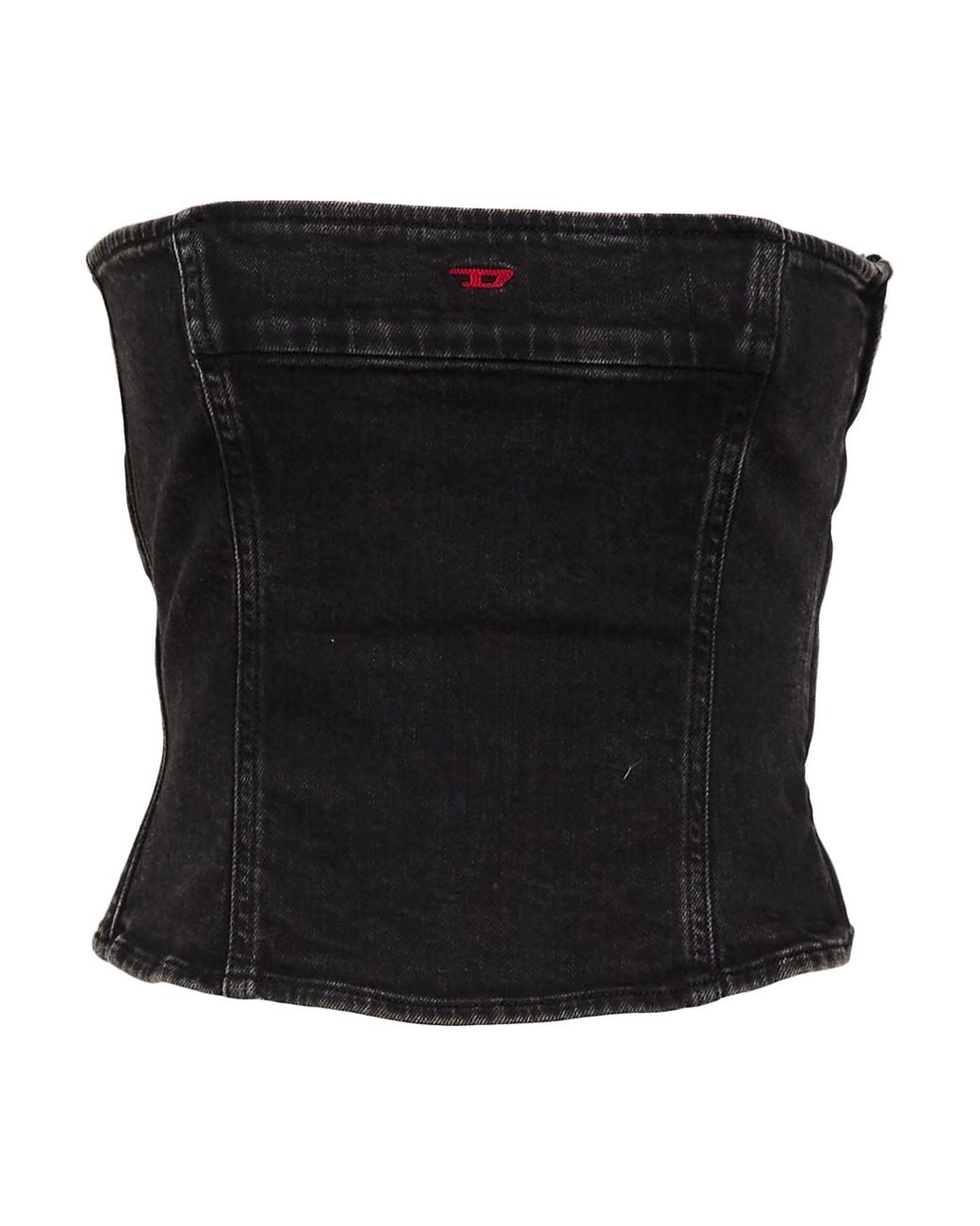 DIESEL Black Top Cotton, Elastane