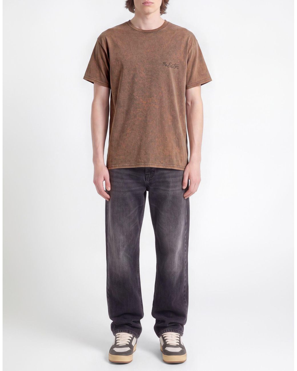 Saucony Brown Light T-Shirt Cotton for men