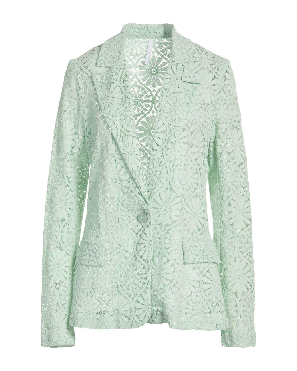 Imperial Green Light Blazer Cotton, Viscose, Polyamide, Polyester