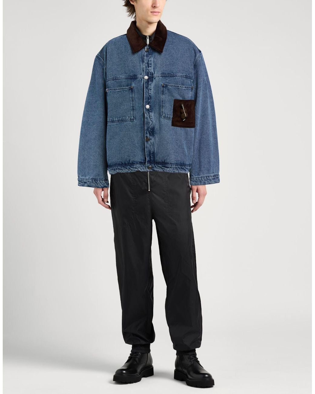 Charles Jeffrey Blue Denim Outerwear for men