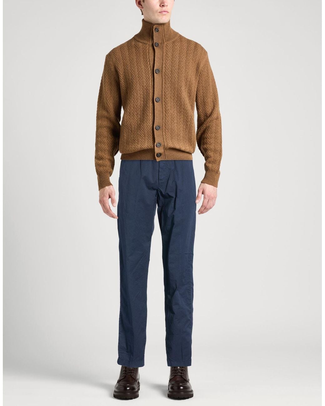 White Sand Blue Trouser for men