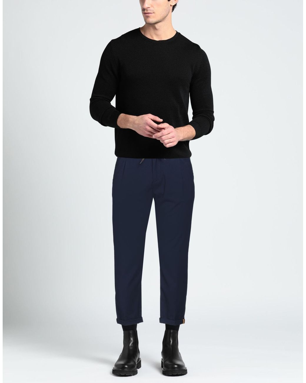 Daniele Alessandrini Blue Trouser for men