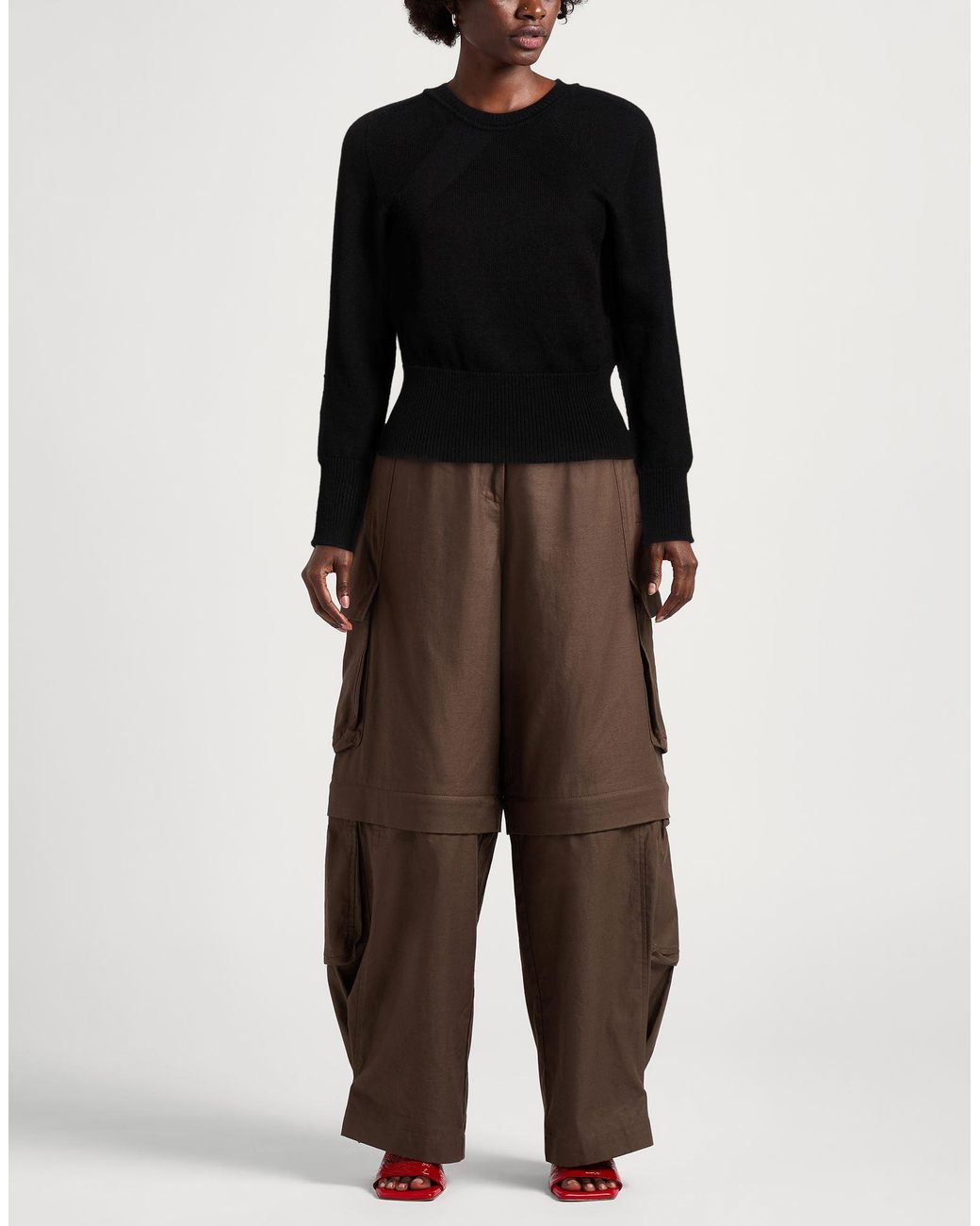 Alpha Studio Black Sweater Merino Wool