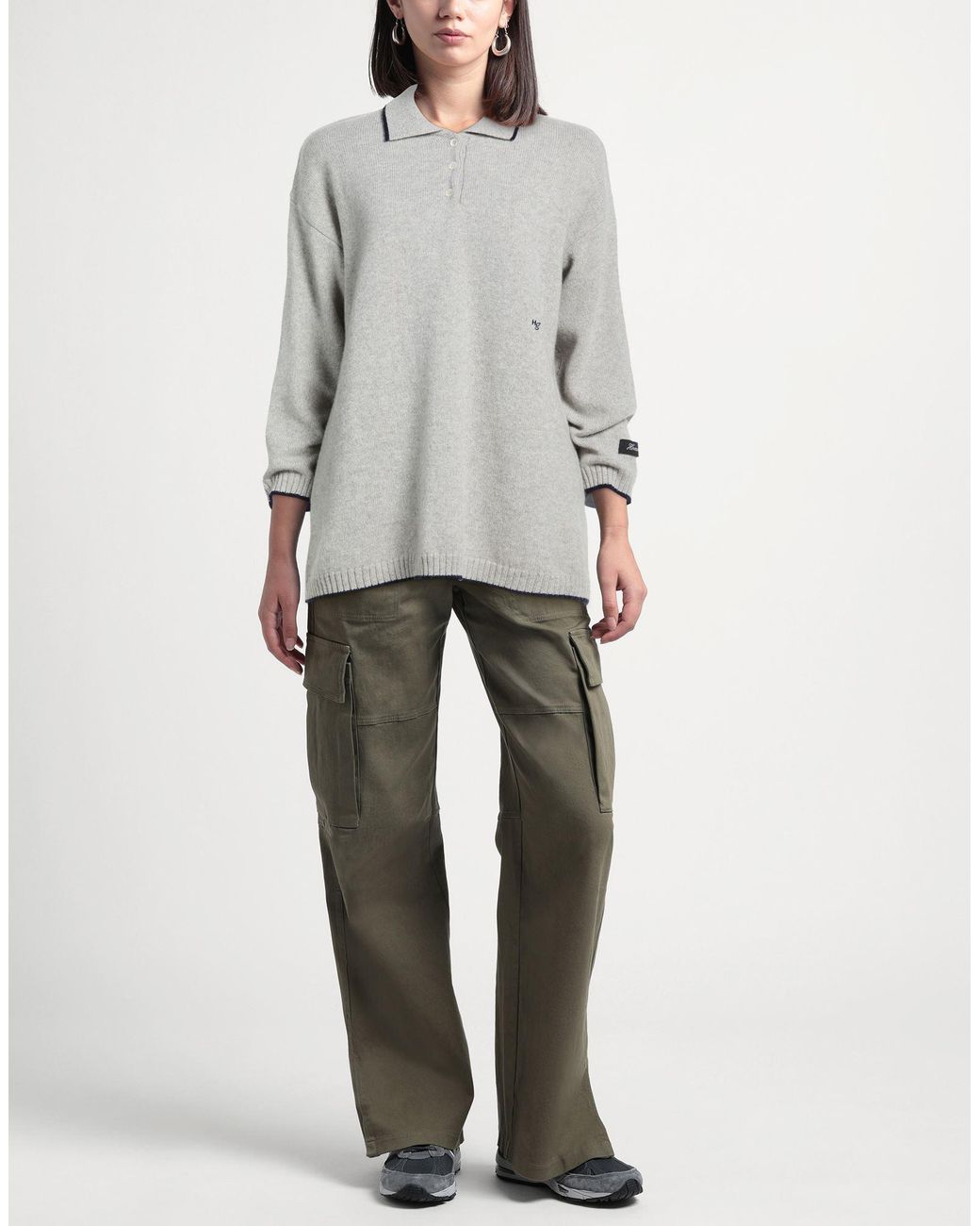 HOMMEGIRLS Gray Light Sweater Cashmere