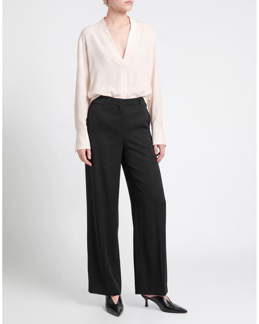 Giorgio Armani Black Pants Silk