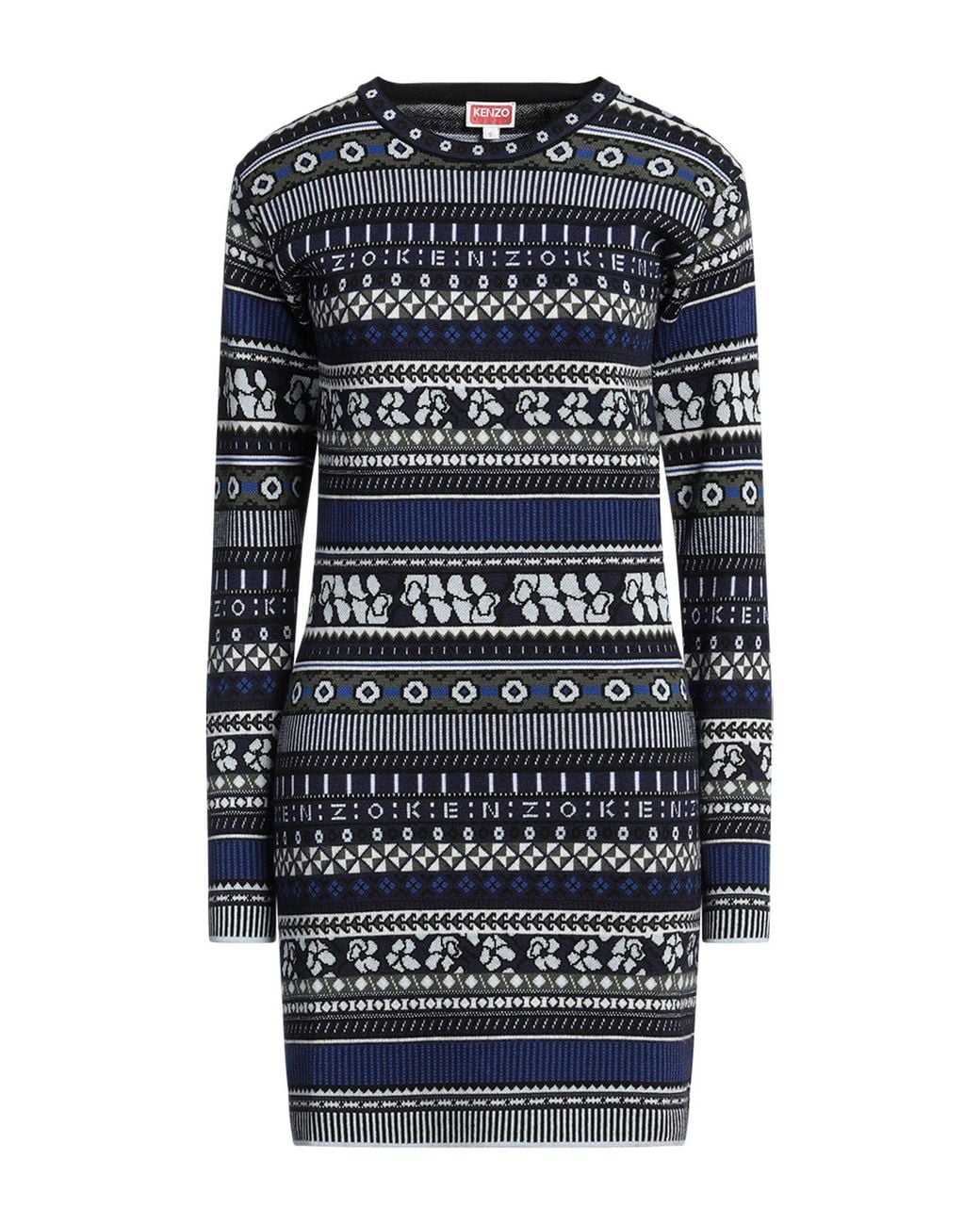 KENZO Blue Mini Dress