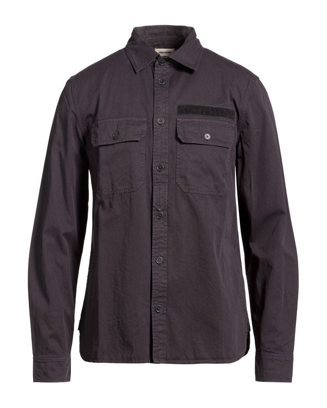 Zadig & Voltaire Blue Shirt Cotton, Polyester for men