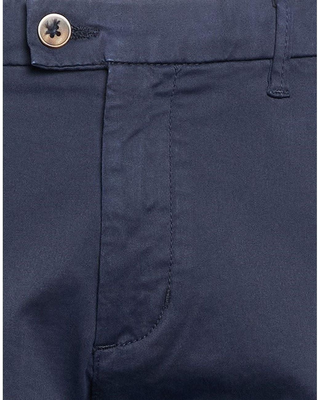 Squad² Blue Pants Cotton, Elastane for men