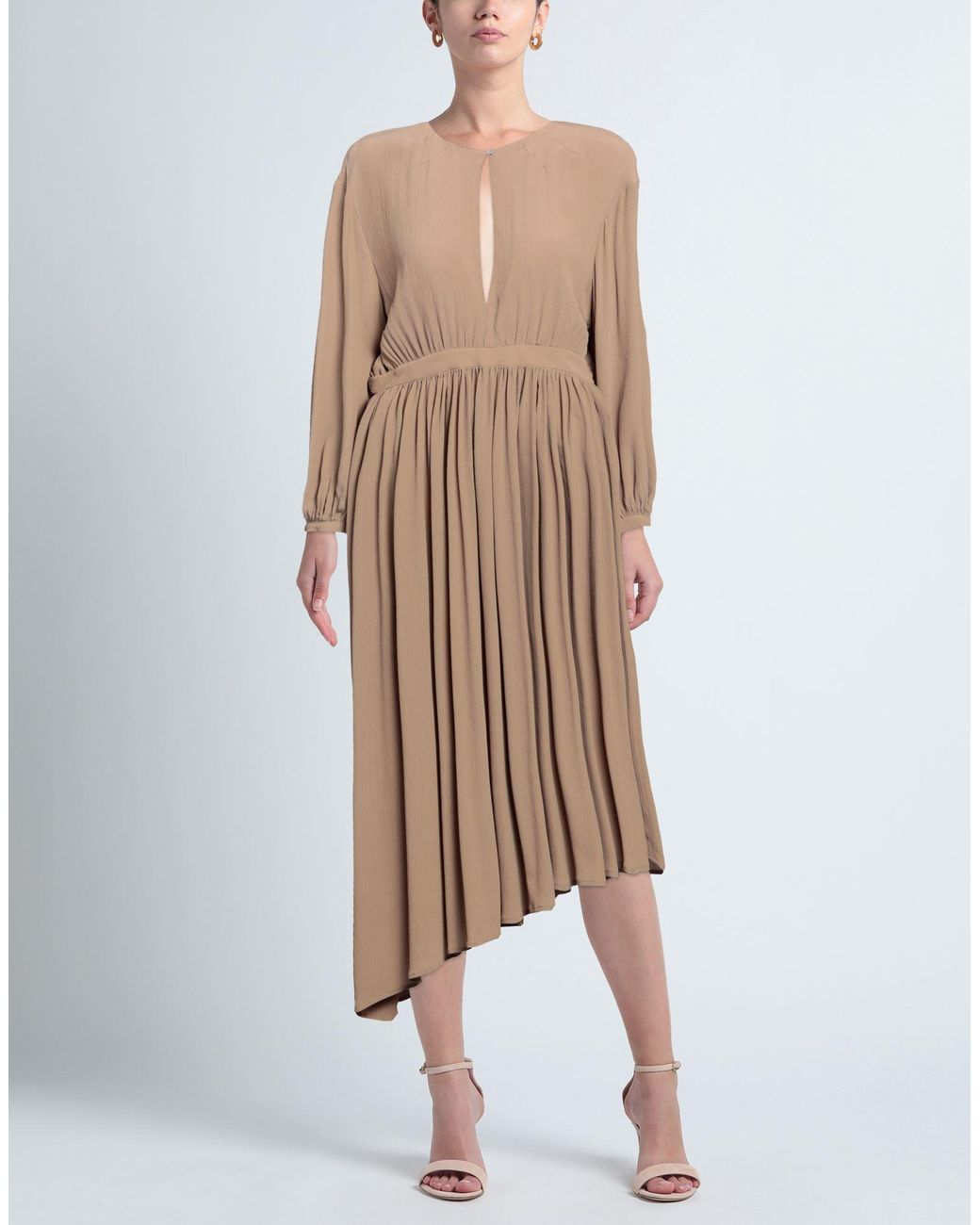 Ballantyne Natural Midi Dress