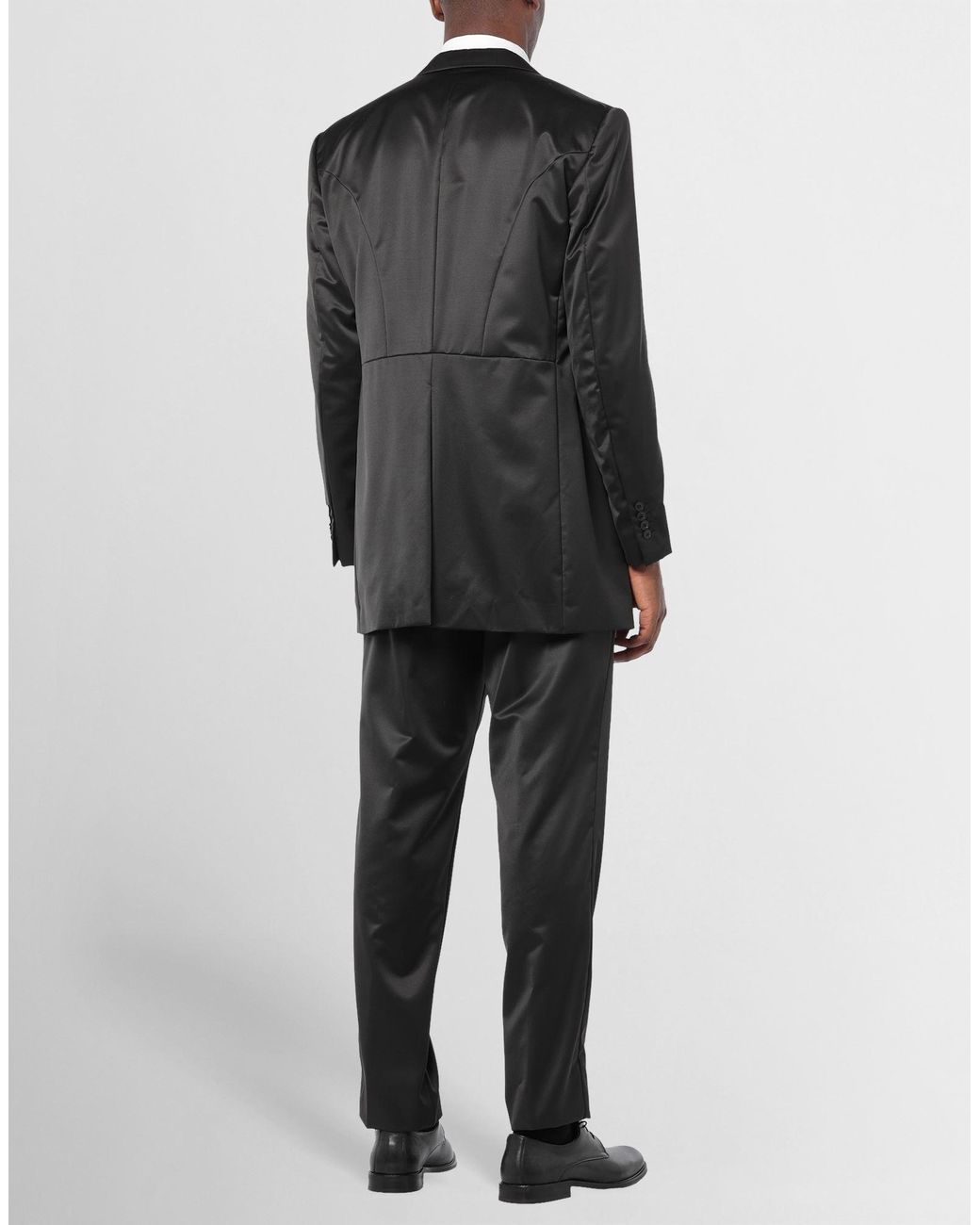 Tombolini Black Suit Virgin Wool, Polyester for men