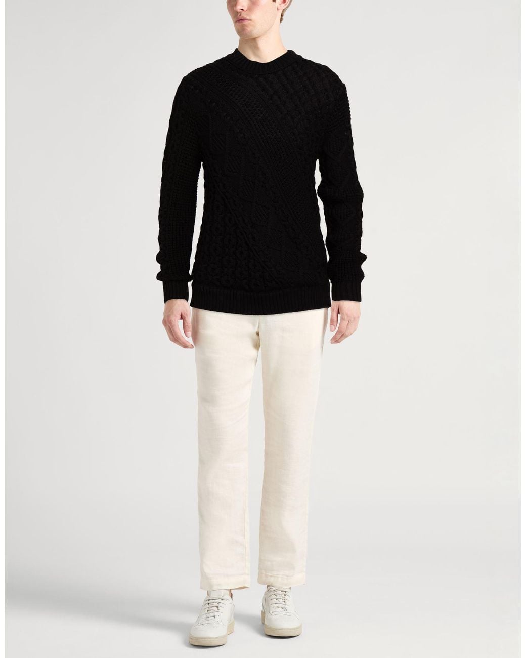 Paolo Pecora Black Jumper for men
